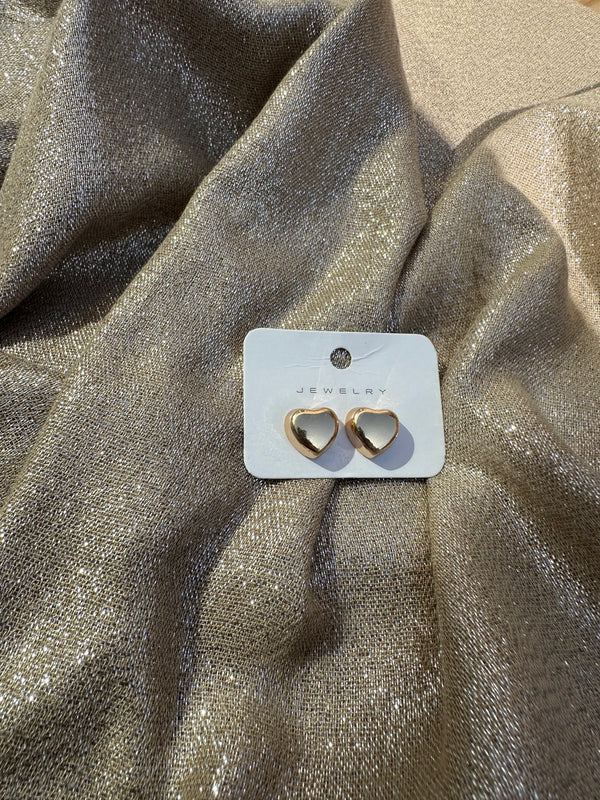 Gold heart - hijab magnet