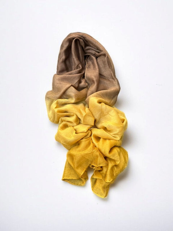 Yellow/Brown Soft Lawn Hijabs
