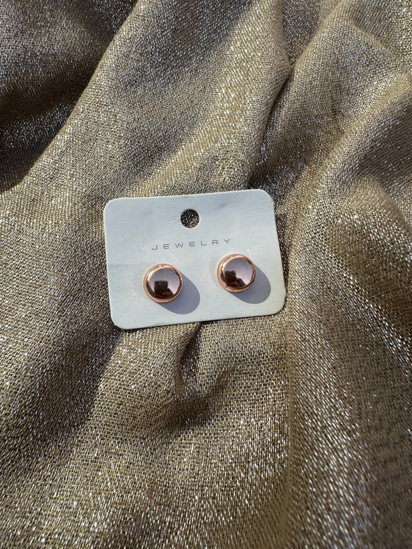 Rose gold circle-hijab magnet