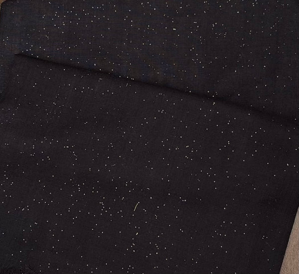 Black Sparkling lawn hijab