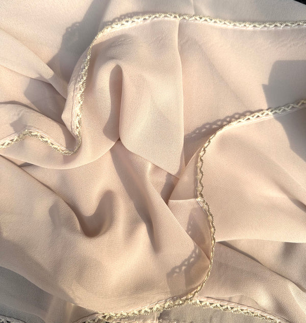 Off-White Georgette-lace