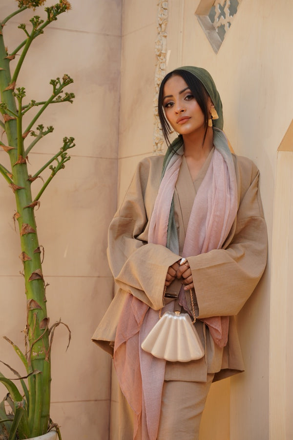 Shaded soft hijabs