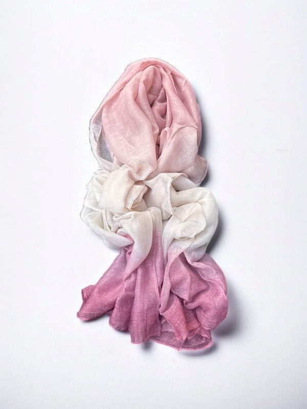 Pink/White Soft Lawn Hijabs
