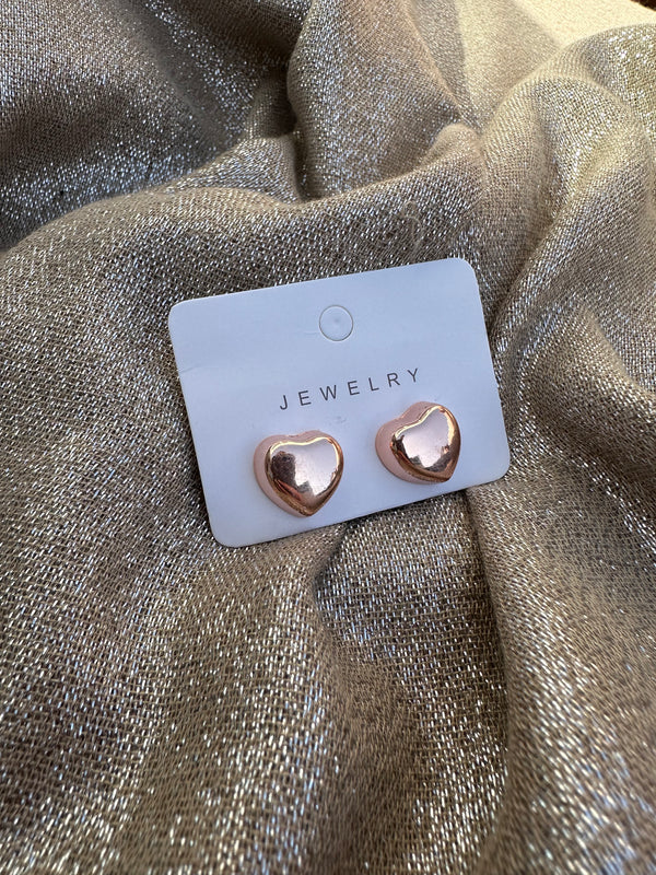 Rose gold heart - hijab magnet
