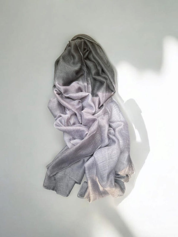 Grey/Black Soft Lawn Hijabs