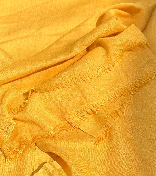 Mustard-turkish lawn hijab