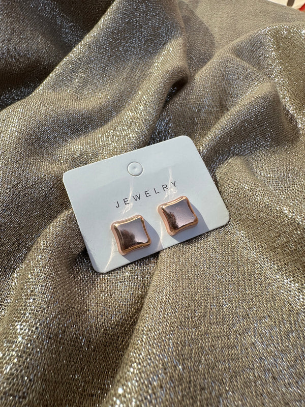 Rose gold square -hijab magnet