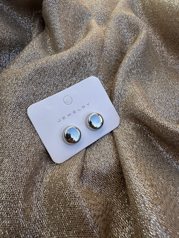 Silver circle- hijab magnet