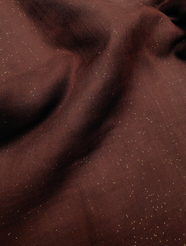 Dark Brown Sparkling lawn hijab