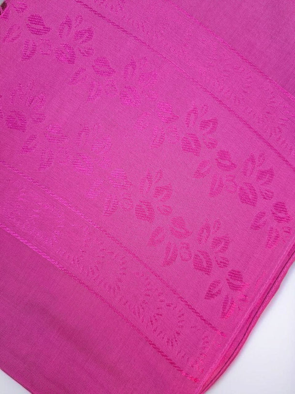 Shocking Pink  leaves pattern