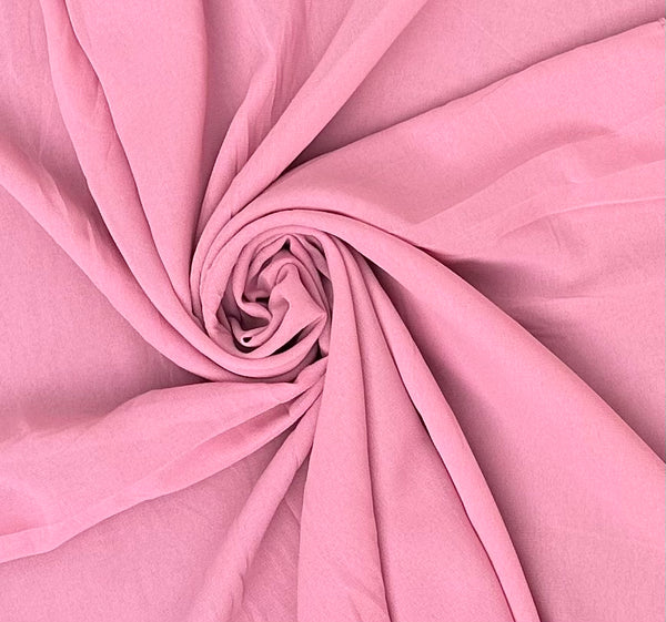 Tea Pink Plain Georgette