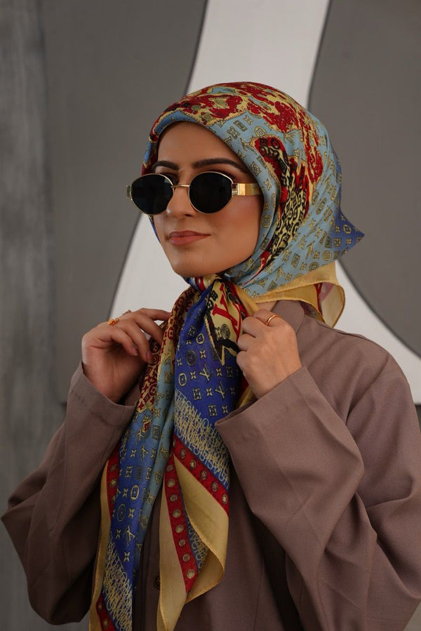 Printed silk
